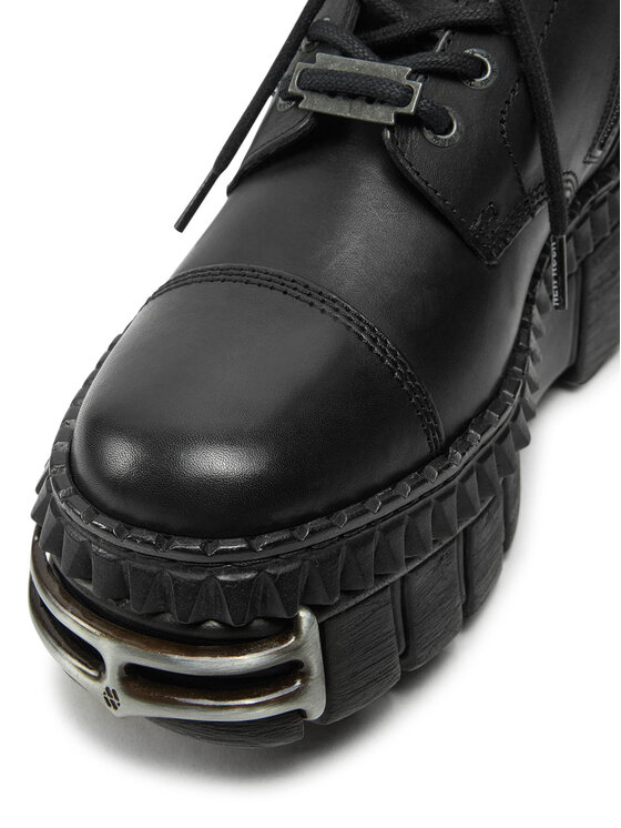 NEW ROCK NEW ROCK Šņorzābaki M-WALL083CCT-S9 Melns