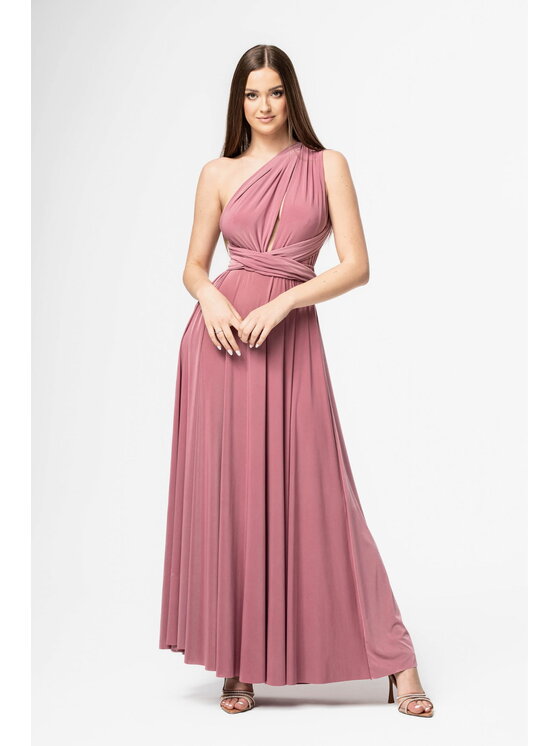 Aurora Aurora Koktejlové šaty multiway Růžová Feminine Fit