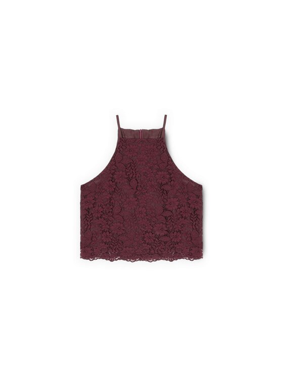 Motivi Motivi Top D062Q000573N036 Bordeaux Regular Fit