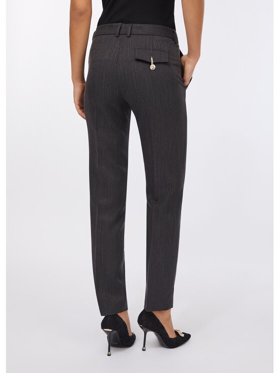Liu Jo Liu Jo Pantaloni di tessuto CF5235T054AC3782 Grigio Regular Fit