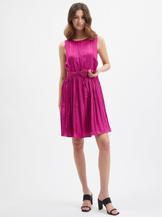 Orsay Orsay Sukienka 470337317000__34 Różowy Regular Fit