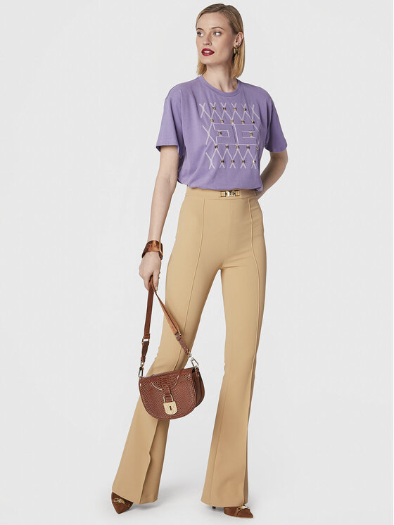 T-shirt MA-018-26E2-V190 Viola Regular Fit