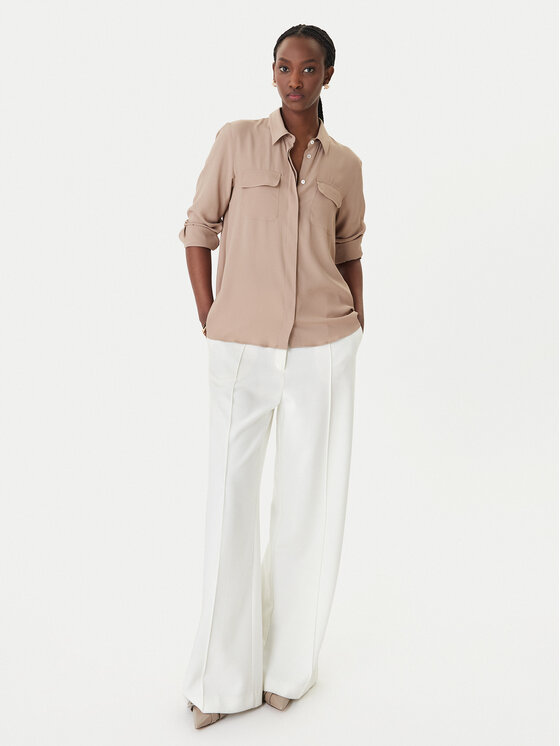 Marella Marella Hemd Febe 2613111051 Beige Regular Fit