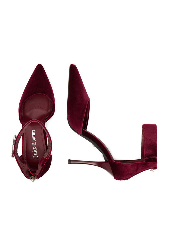 Juicy Couture Juicy Couture Szpilki EO-S4S96733-01B Bordowy
