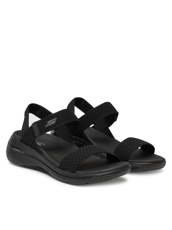 Skechers Skechers Sandały Go Walk Arch Fit Sandal - Polished Czarny