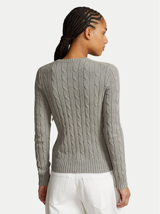 Polo Ralph Lauren Polo Ralph Lauren Πουλόβερ Julianna 211943903001 Γκρι Regular Fit