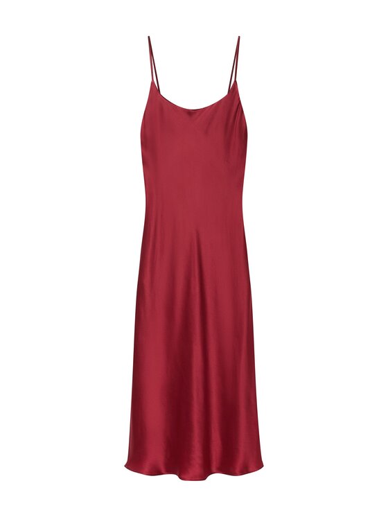 Esotiq Esotiq Koszula nocna 46078 Bordowy Regular Fit