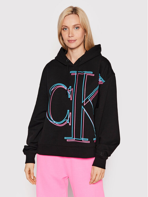 Calvin Klein Jeans Jopa J20J218987 Črna Relaxed Fit