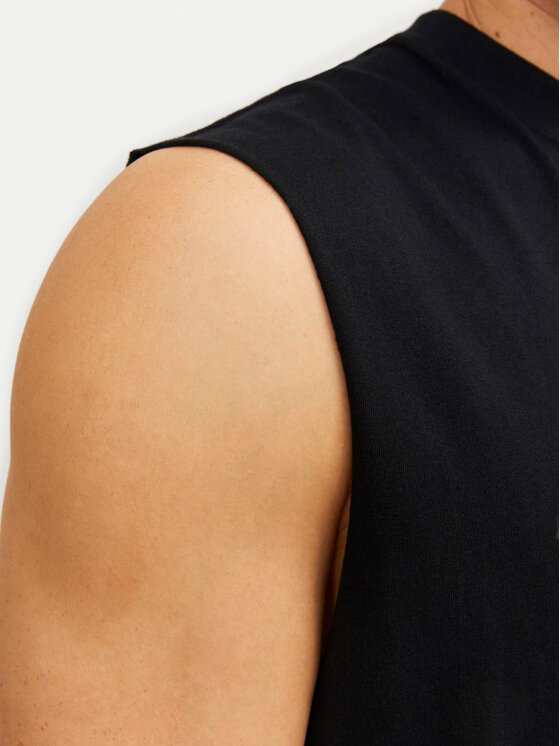 Jack&Jones Jack&Jones Majica brez rokavov Vesterbro 12250430 Črna Oversize