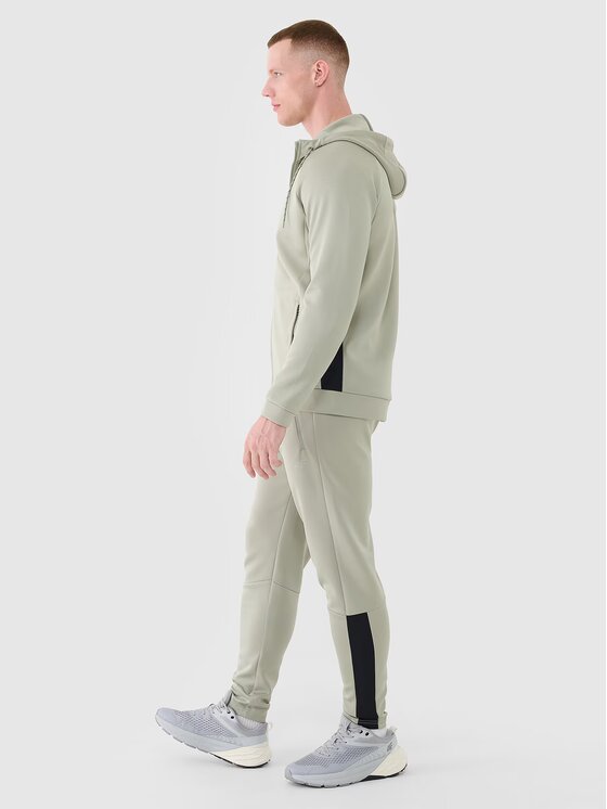 4F 4F Spodnie materiałowe 4FWSS25TFTRM0836-44S Zielony Regular Fit