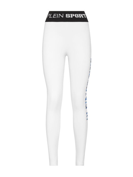 Plein Sport Plein Sport Legginsy 13001 Biały