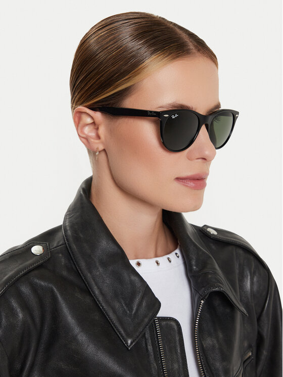 Ray Ban Sonnenbrillen Wayfarer II Classic 0RB2185 901 31 Schwarz