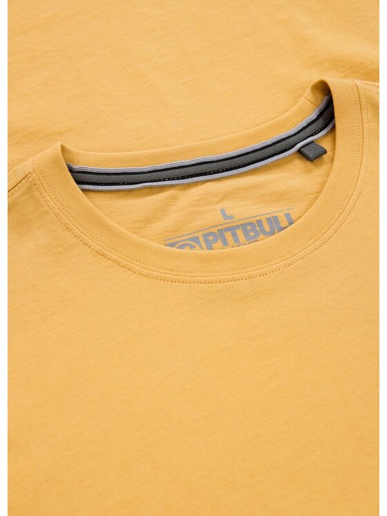 PITBULL PITBULL T-Shirt Koszulka Żółty Regular Fit