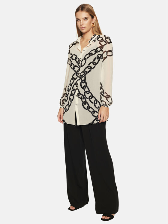 L’AF L’AF Koszula Marina Kremowy Loose Fit