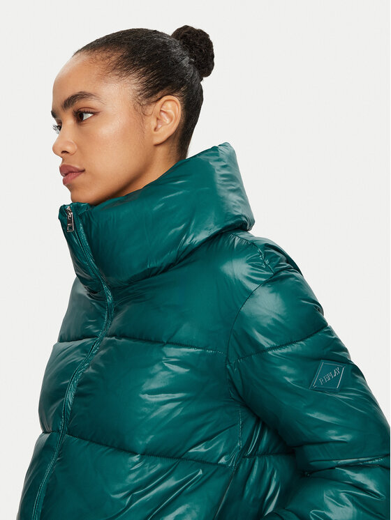 REPLAY REPLAY Geacă de iarnă W7855 .000.84988 Verde Regular Fit
