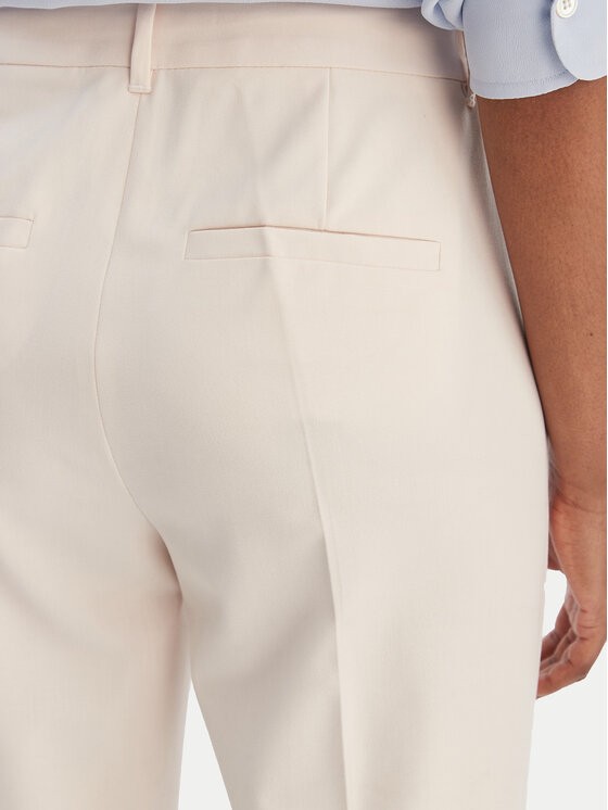 Marella Marella Hlače Pagina 2613131081 Bijela Slim Fit