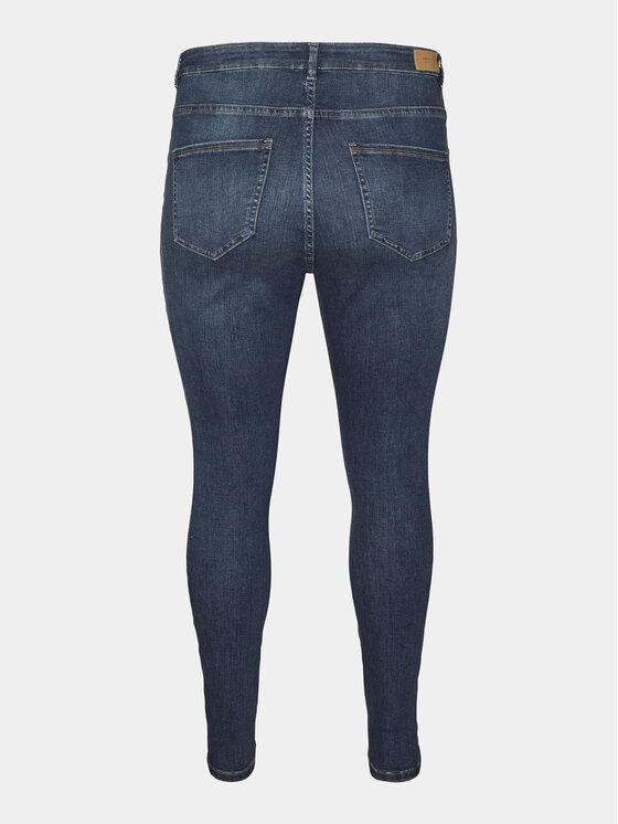 Vero Moda Curve Vero Moda Curve Jeans Phia 10285012 Dunkelblau Skinny Fit
