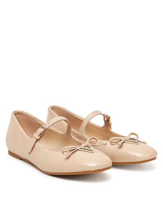 Guess Guess Μπαλαρίνες FLJKAY LEA02 Μπεζ