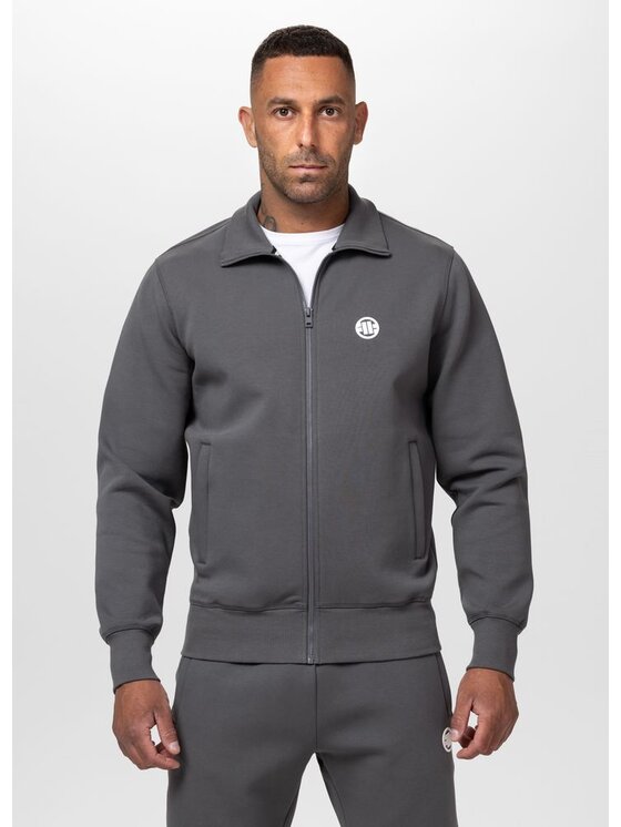 PITBULL PITBULL Bluza CHARGER SMALL LOGO Szary Regular Fit