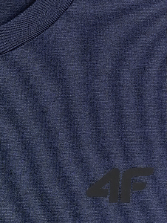 4F 4F Koszulka techniczna MULTI ACTIVE Granatowy Regular Fit