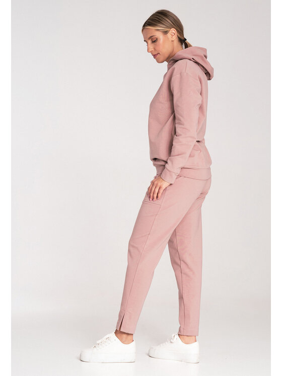 FIGL FIGL Spodnie dresowe M1035 Różowy Regular Fit