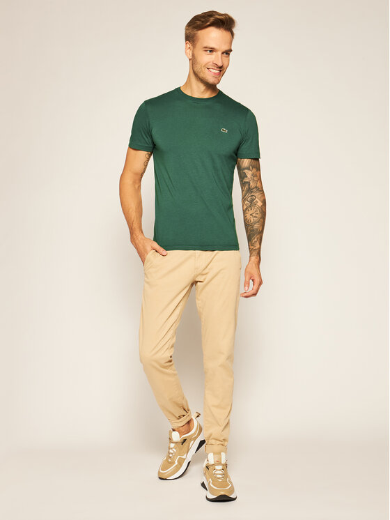 Lacoste Lacoste T-shirt TH2038 Verde Regular Fit