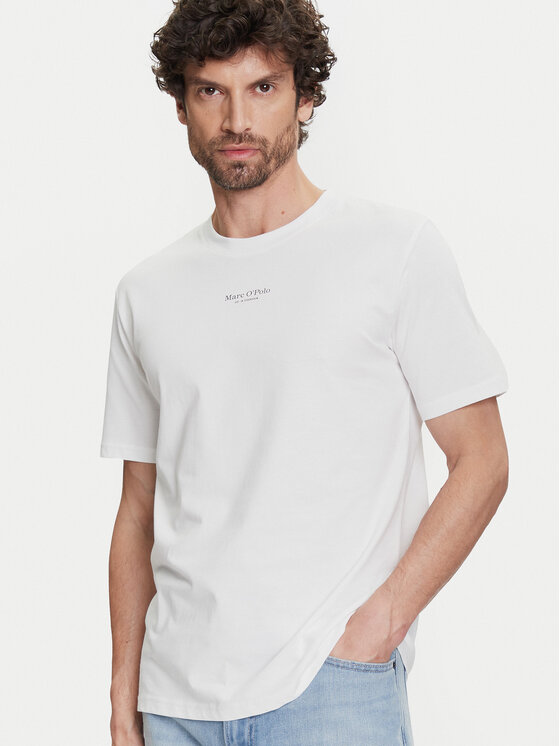 Marc O'Polo Marc O'Polo T-Shirt B21 2012 51382 Biały Regular Fit