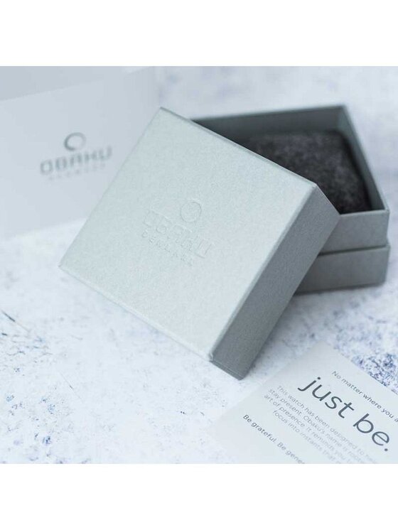 Obaku Obaku Zegarek V257LHCNRB Czarny