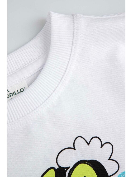 Coccodrillo Coccodrillo T-Shirt WC5143208LBD-001 Biały Regular Fit