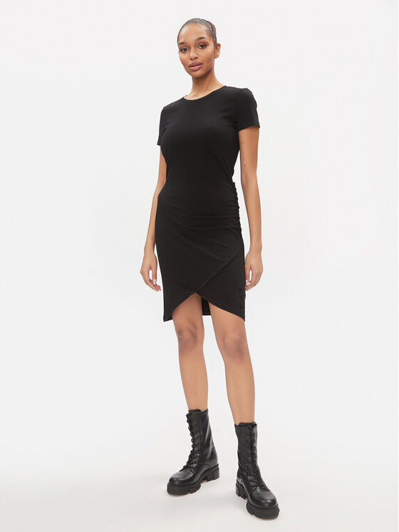 EA7 Emporio Armani EA7 Emporio Armani Hétköznapi ruha 3DTA62 TJ01Z 1200 Fekete Slim Fit