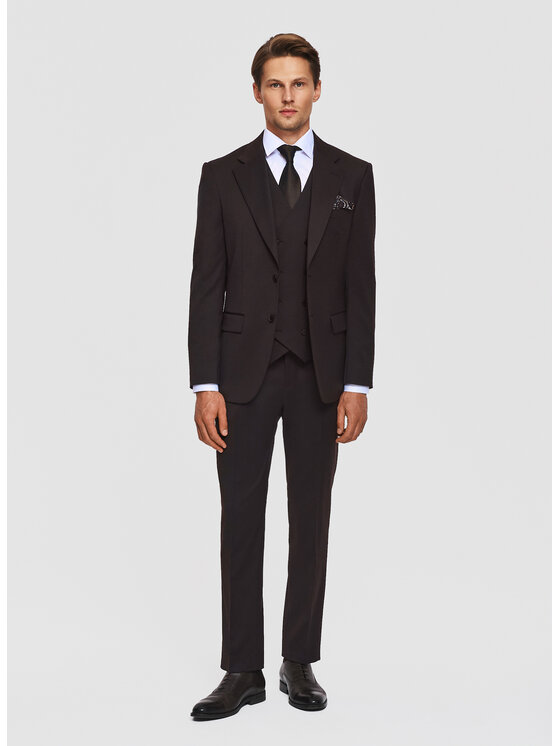Pako Lorente Pako Lorente Marynarka P26SF-3G-042 Brązowy Slim Fit