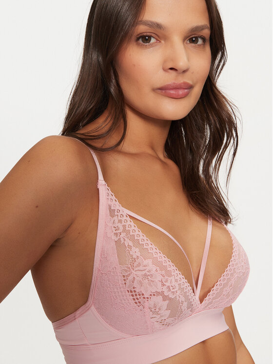 Hunkemöller Hunkemöller Biustonosz braletka Remi 300126 Różowy