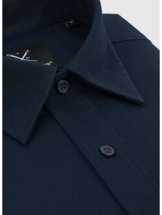 Pako Lorente Pako Lorente Koszula P25SN-1X-014 Granatowy Slim Fit