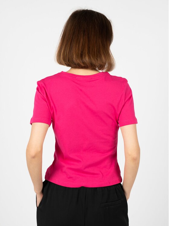 Silvian Heach Silvian Heach T-Shirt CVP23123TS Ροζ Slim Fit