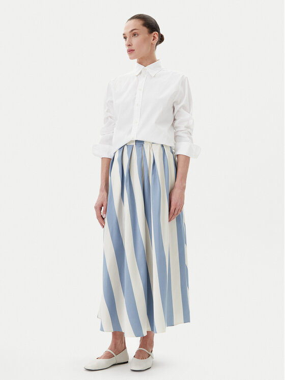 Weekend Max Mara Weekend Max Mara Spódnica plisowana Vidim 2515101062 Niebieski Regular Fit