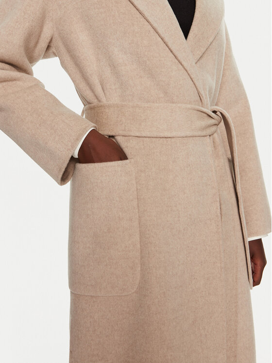 IVY OAK IVY OAK Wollmantel Celia IO111046 Beige Loose Fit