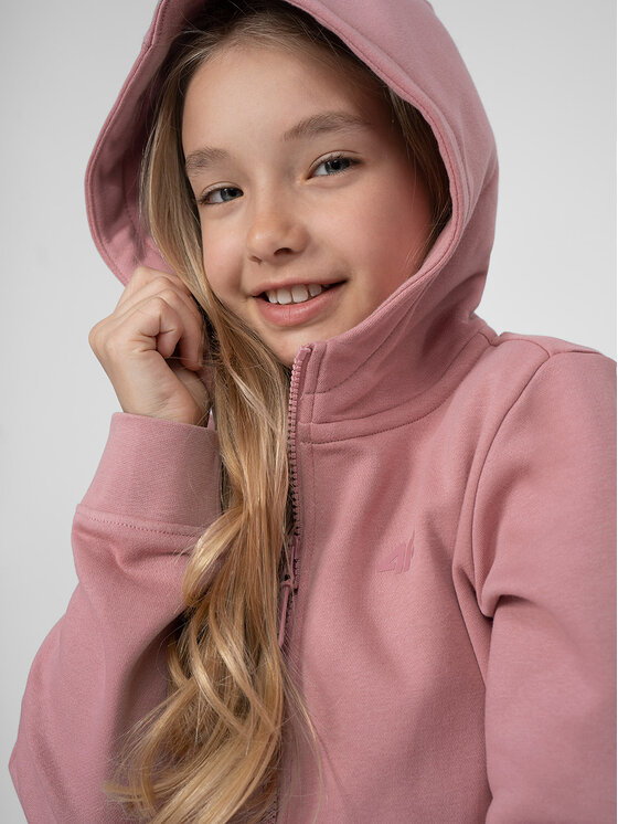 4F 4F Felpa 4FJSS23TSWSF216 Rosa Regular Fit