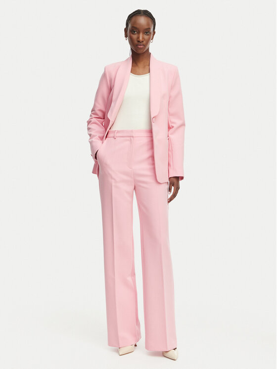 Morgan Morgan Pantaloni di tessuto 261-PMAKI.F Rosa Regular Fit