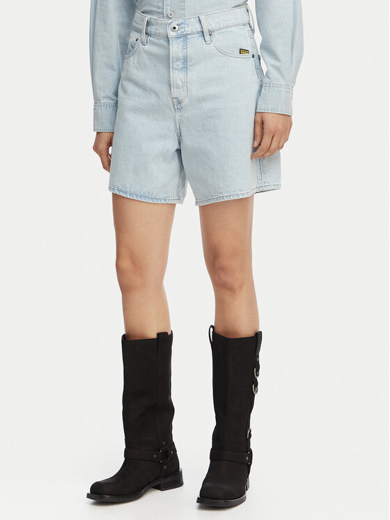 G-Star Raw G-Star Raw Pantaloni scurți de blugi Jett D28386-E352 Albastru deschis Regular Fit