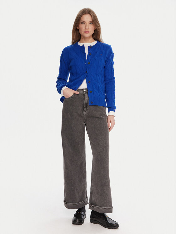Tommy Hilfiger Tommy Hilfiger Кардиган WW0WW47463 Голубий Regular Fit