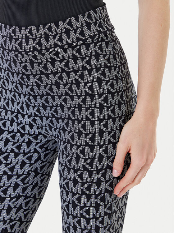 MICHAEL Michael Kors MICHAEL Michael Kors Colanți MT530WN63M Negru Slim Fit
