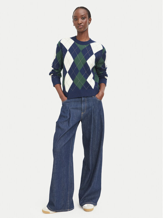 Guess Guess Pullover W6BR48 Z1447 Dunkelblau Regular Fit