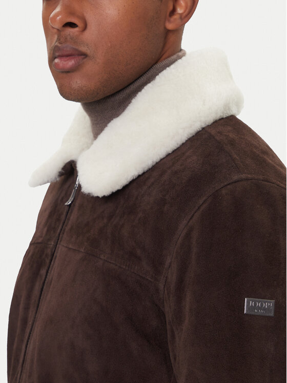 JOOP! Jeans JOOP! Jeans Lederjacke Byer 2620066 Braun Regular Fit