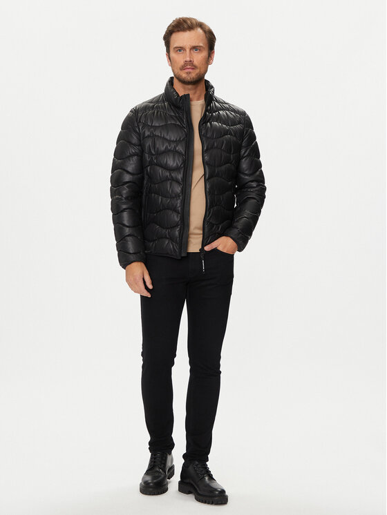 Milestone Milestone Lederjacke Roger 431040 60500 Schwarz Regular Fit