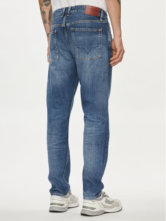 Pepe Jeans Pepe Jeans Jeansy PM207392 Niebieski Tapered Fit