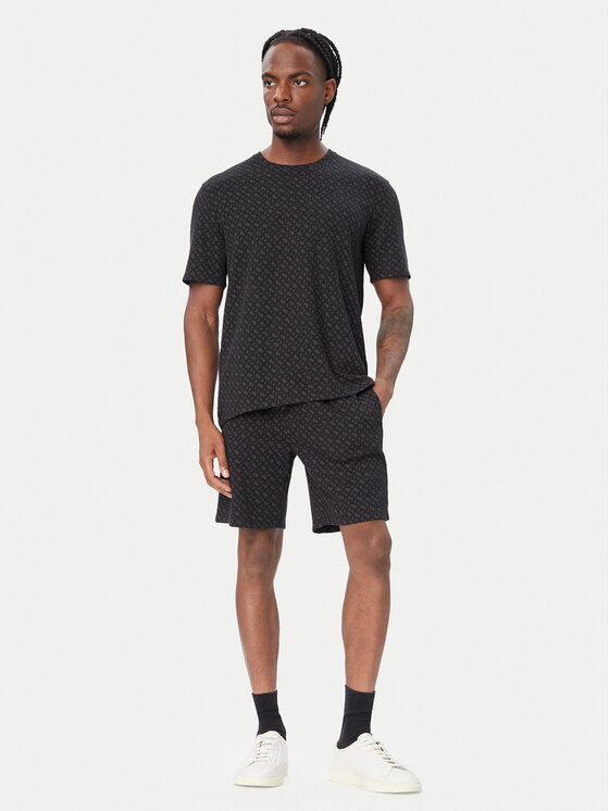 BOSS BOSS Piżama 50571386 Czarny Regular Fit
