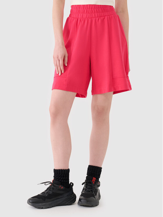 4F 4F Szorty sportowe SS MIDSHOP TEXTILE Różowy Regular Fit