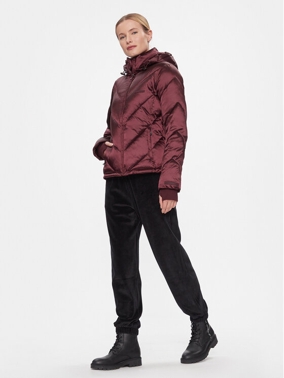 Calvin Klein Calvin Klein Kurtka przejściowa K20K207068 Bordowy Slim Fit