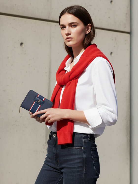 Beverly Hills Polo Club Beverly Hills Polo Club Портфейл CEO-BHPC-W1-005-AW25 Тъмносин