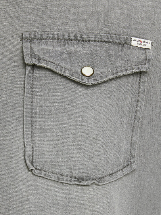 Jack&Jones Jack&Jones Cămașă Sheridan 12138115 Gri Slim Fit
